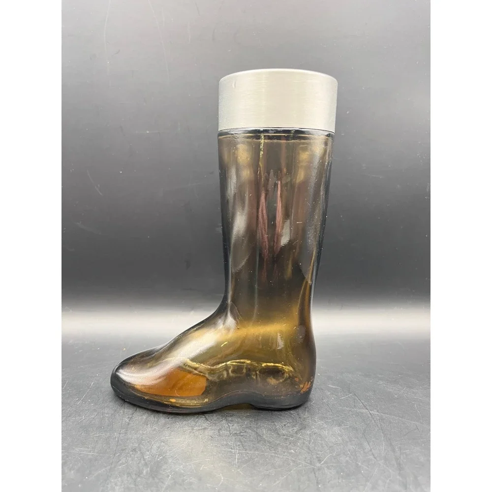 Vintage‎ Avon Leather All Purpose Lotion Boot Bottle Empty Decor 6.5